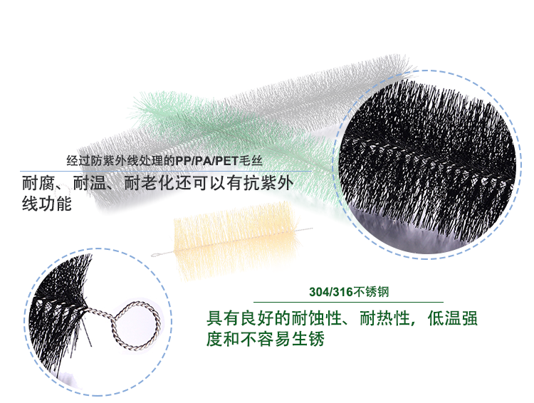 塑料過濾毛刷 塑料過濾毛刷