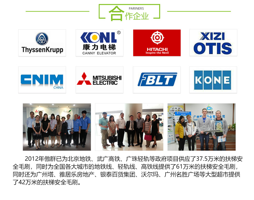 扶梯側(cè)毛刷