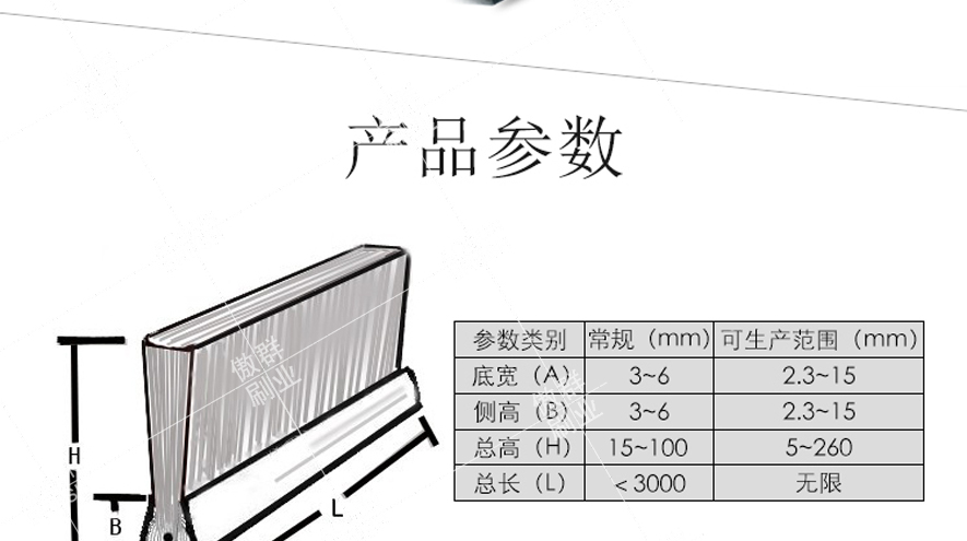 門底毛刷條 門底毛刷條